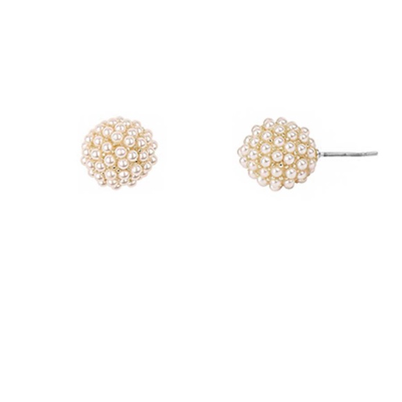Pearl Ball Stud Earrings